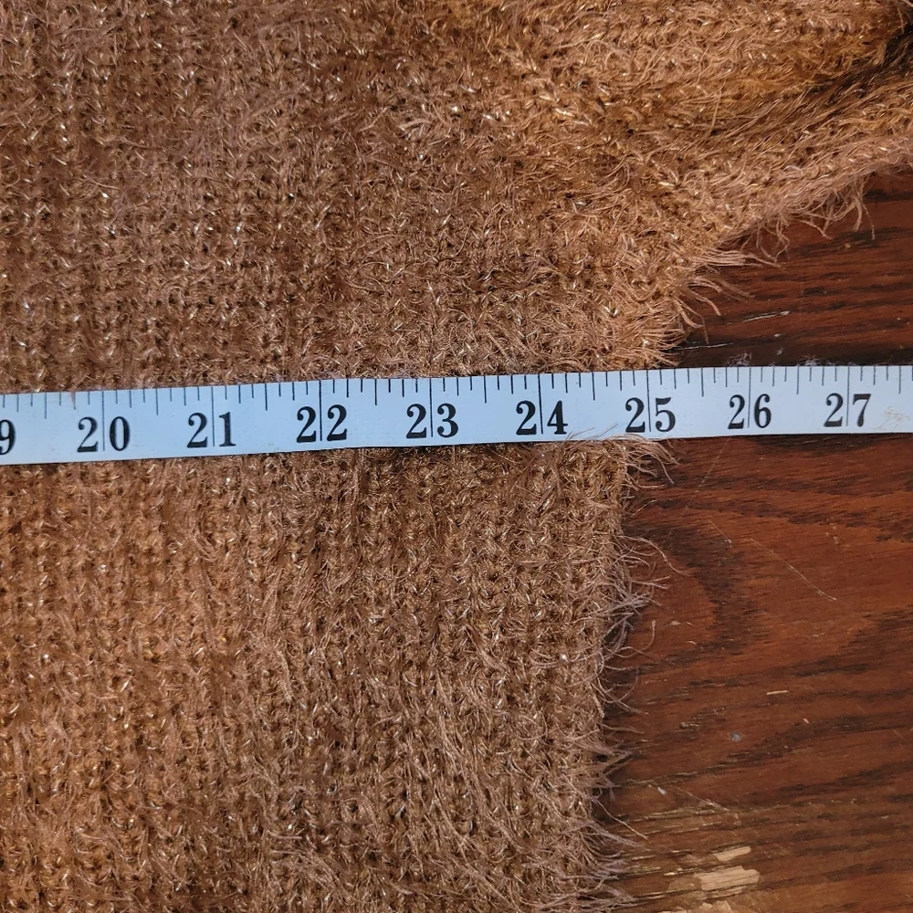 Cozy & Shimmery Mittoshop Fuzzy Knit Sweater - Size L - Picture 6 of 6